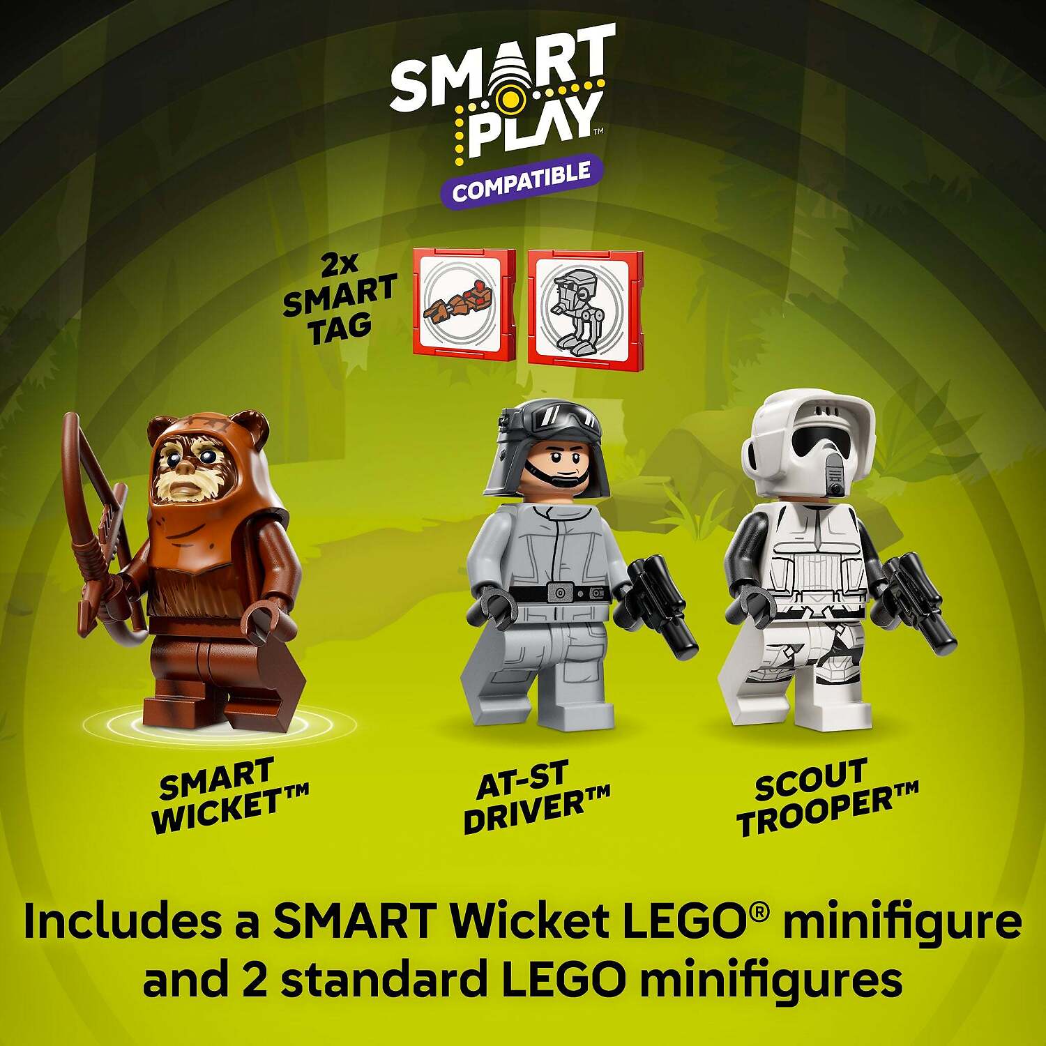 LEGO 75424 SMART Play Compatible: AT-ST Attack on Endor - Star Wars - Image 6