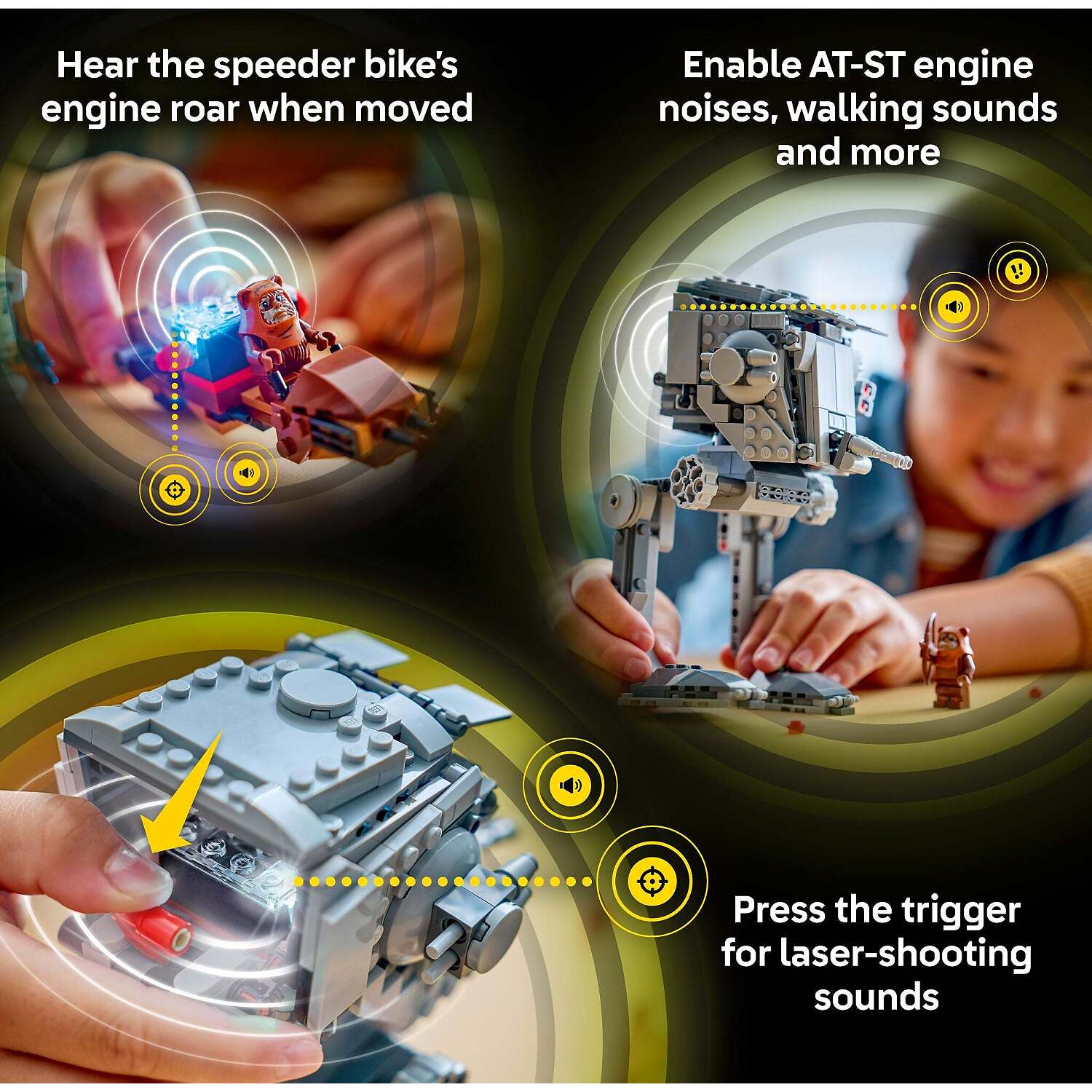 LEGO 75424 SMART Play Compatible: AT-ST Attack on Endor - Star Wars - Image 8