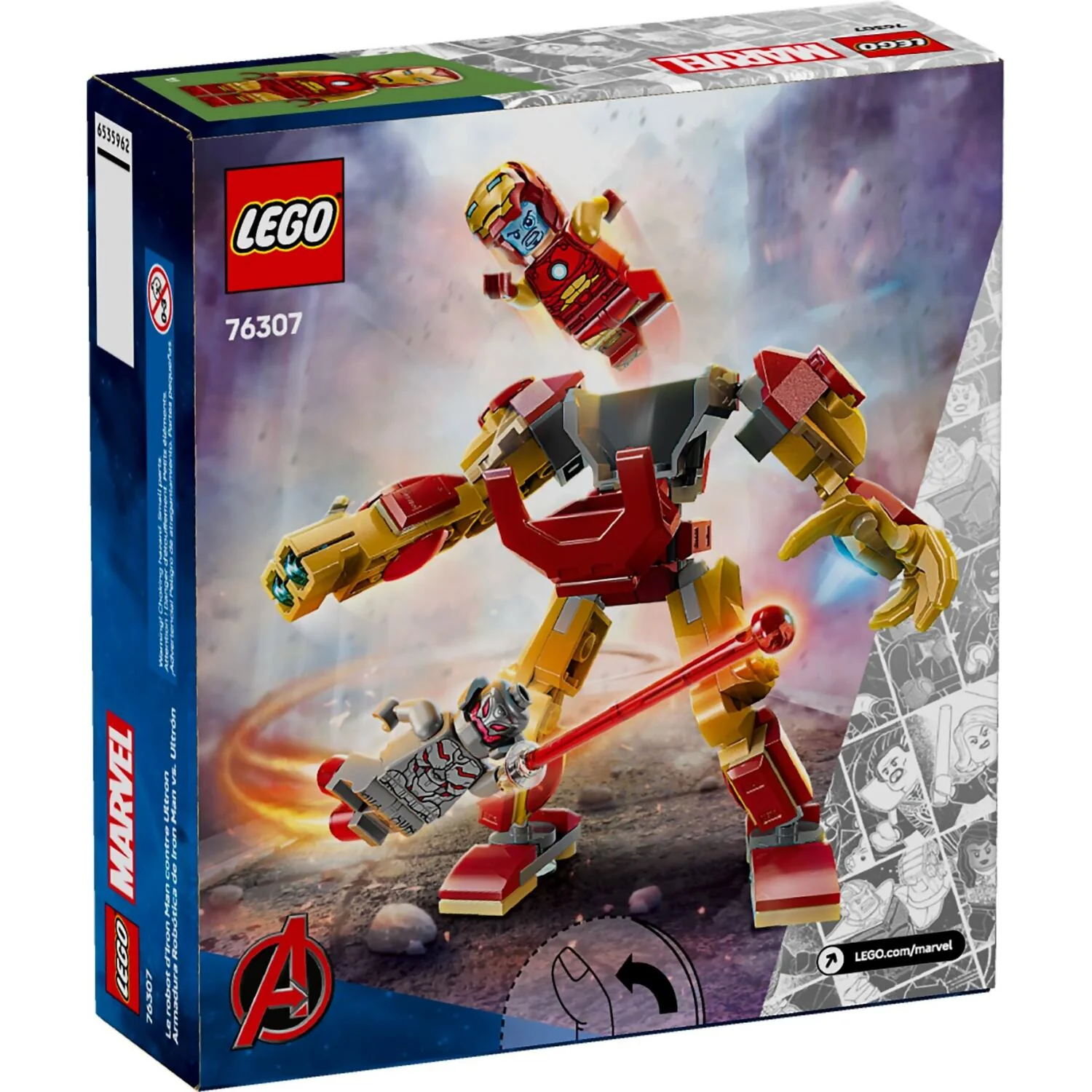LEGO 76307 Iron Man Mech Vs. Ultron - Marvel Super Heroes - Image 5