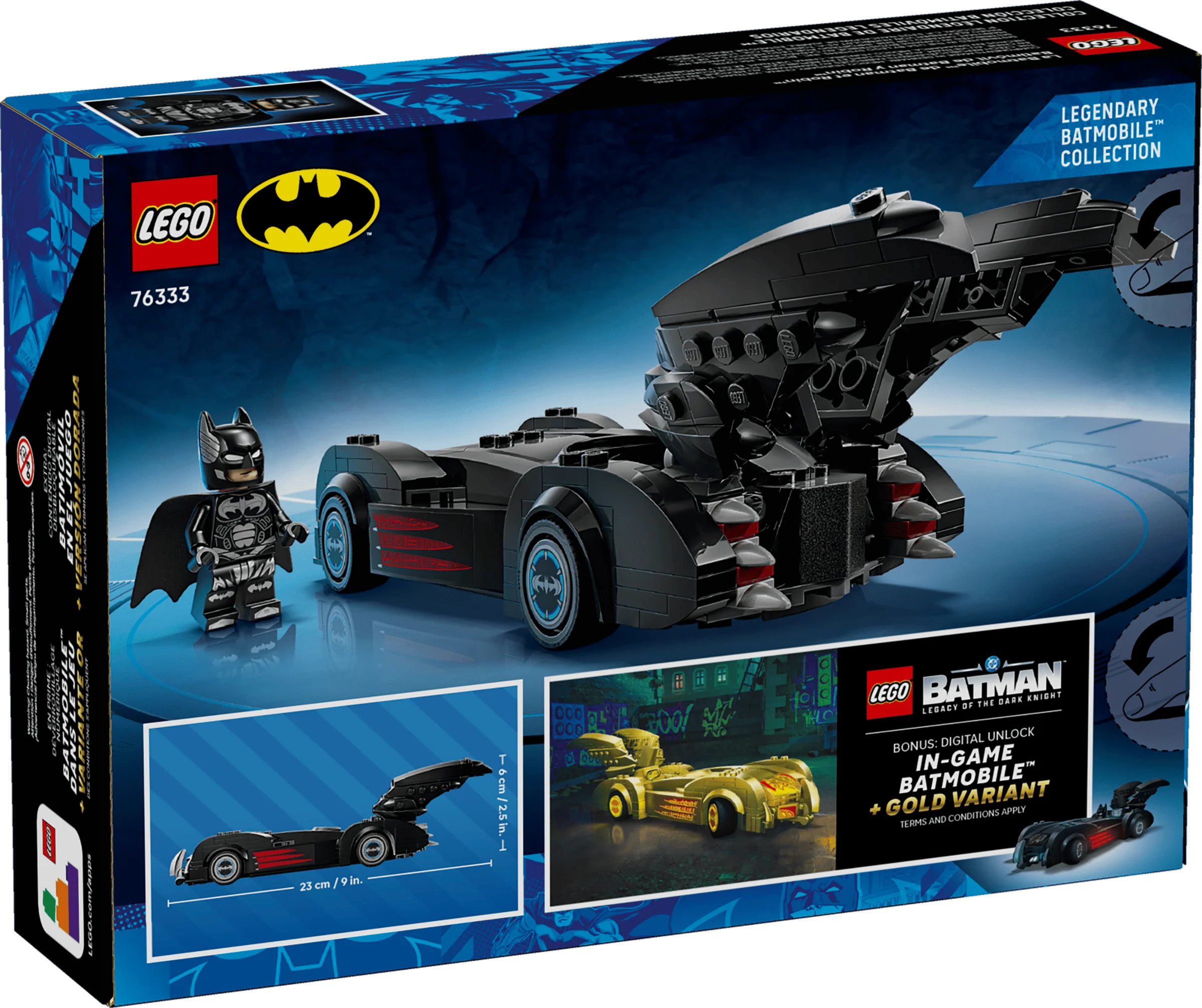 LEGO 76333 Batman and Robin Batmobile - DC Super Heroes - Image 5