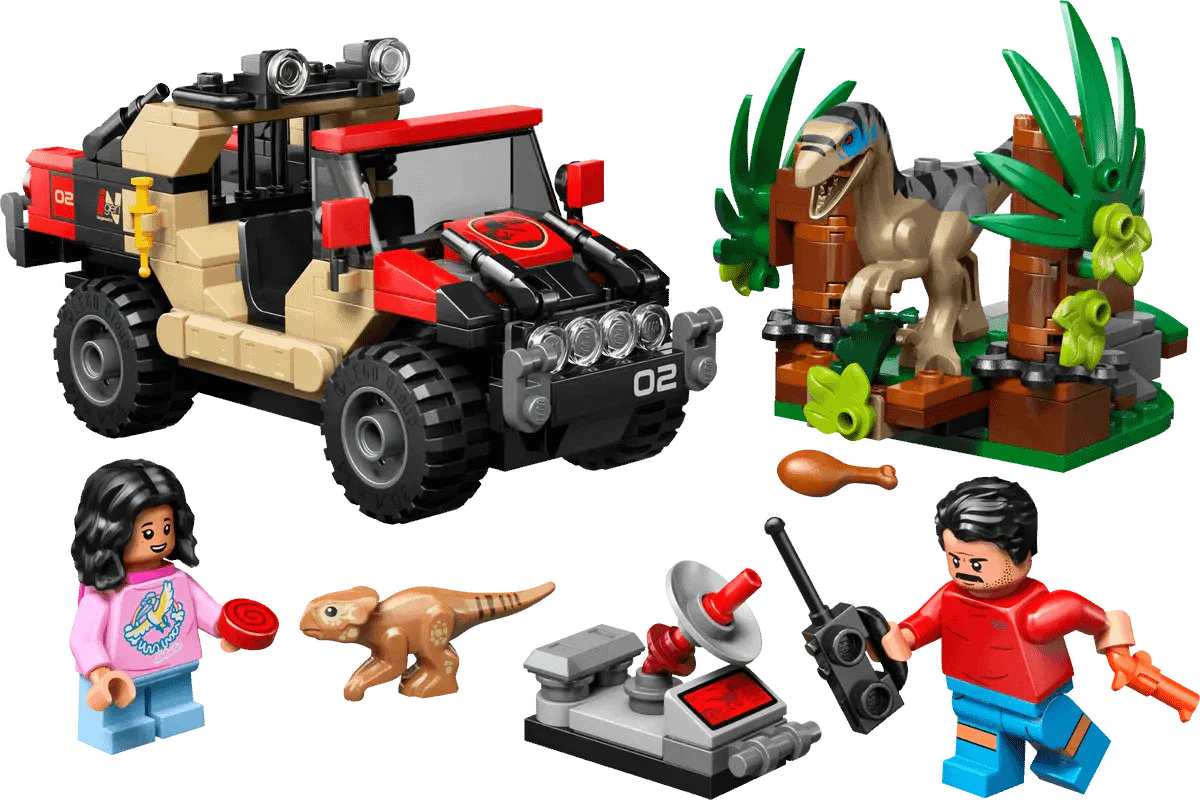 LEGO 76972 Raptor Off-Road Escape - Jurassic World - Image 2