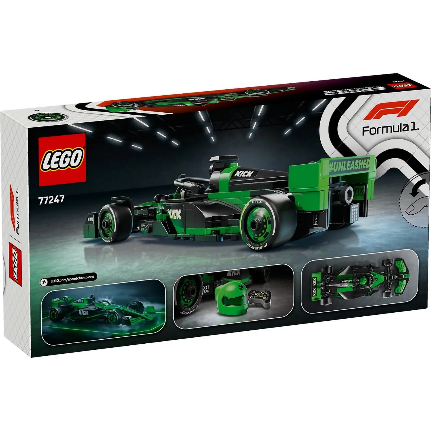 LEGO 77247 KICK Sauber F1® Team C44 Race Car - Speed Champions - Image 6