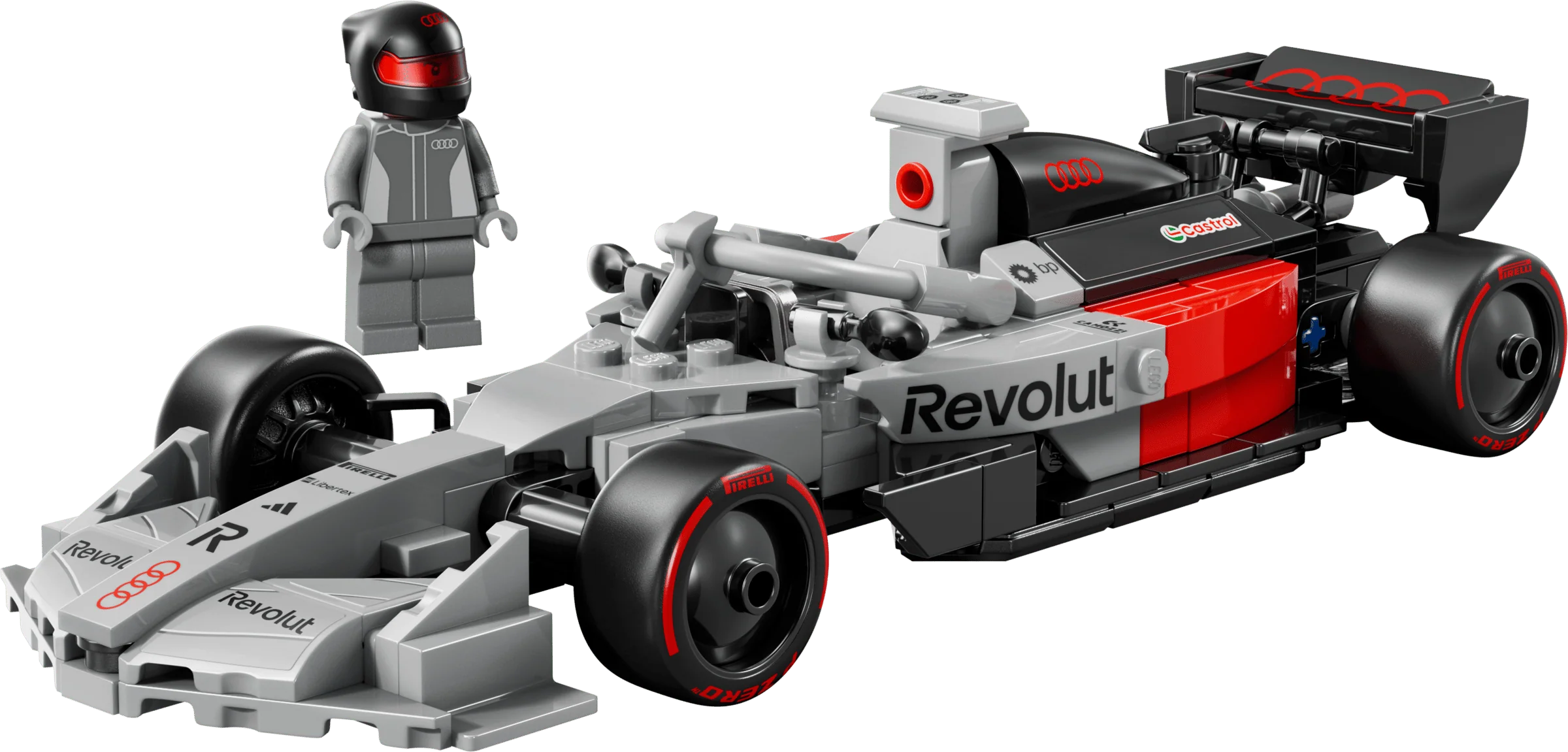LEGO 77259 Audi Revolut F1 Team R26 Race Car - Speed Champions - Image 2