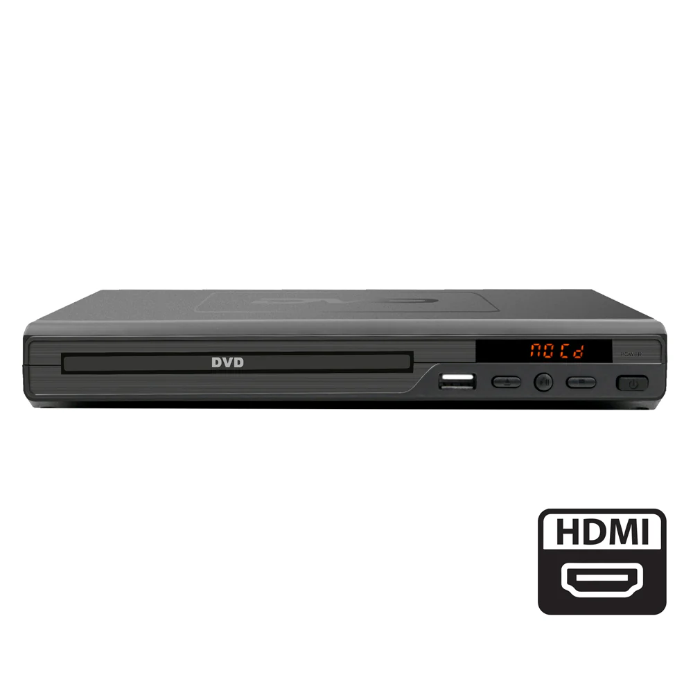Lenoxx HDMI DVD Player (Black) w/ Remote Control, Compact Size, 8 Languages - Image 4