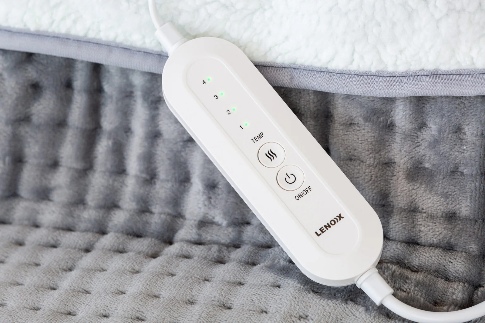 Lenoxx Plush flannel fleece Foot Warmer with 4 Temperature Settings - Image 7