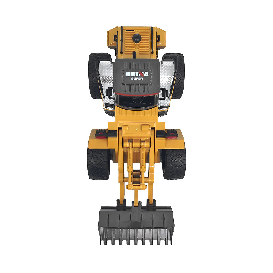 Lenoxx RC Model Bulldozer Truck (Yellow), Driving Cab and Scoop - Image 6