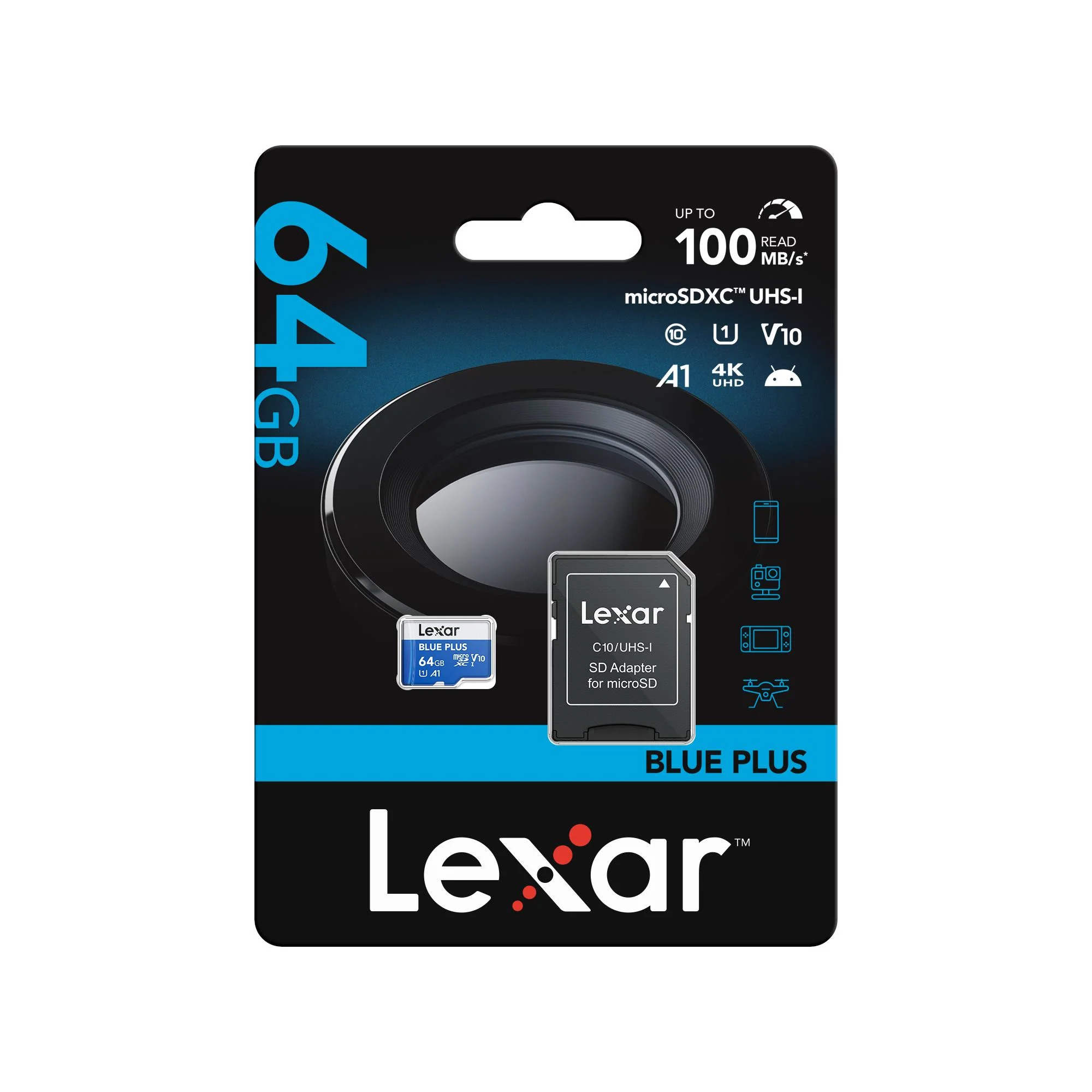 Lexar Blue Plus 64GB Micro SD Card - Image 6
