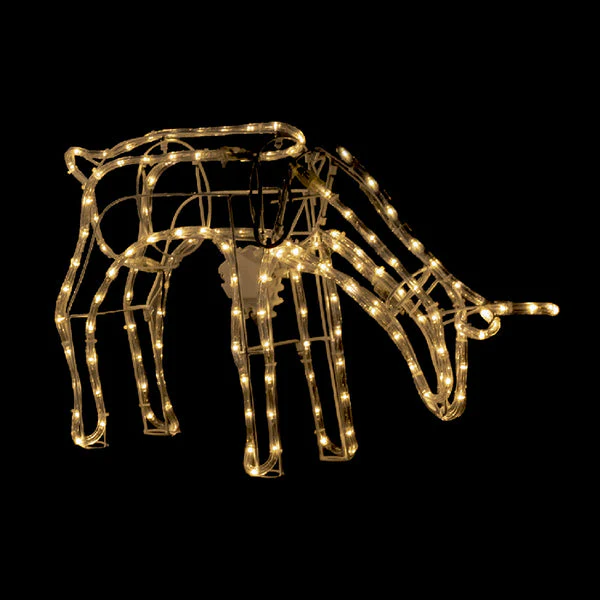 Lexi Lighting 3D LED Reindeer with Motor - Warm White - Image 2