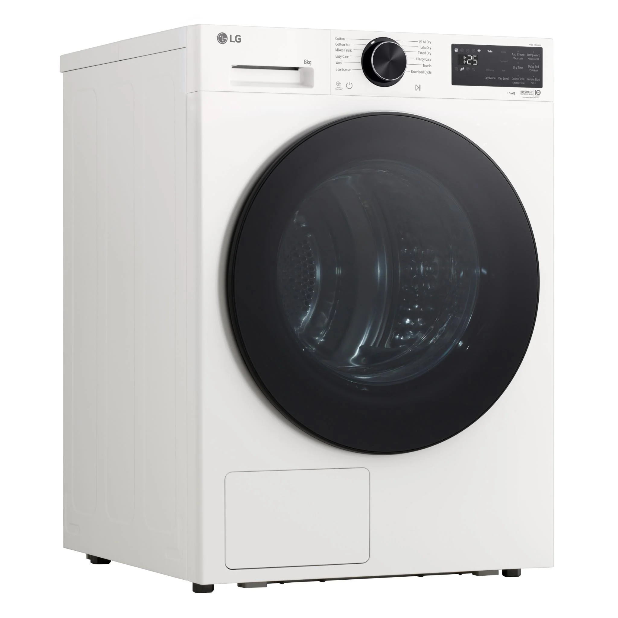 LG DXH3-08W Series 3 8kg AI Heat Pump Dryer - Image 3