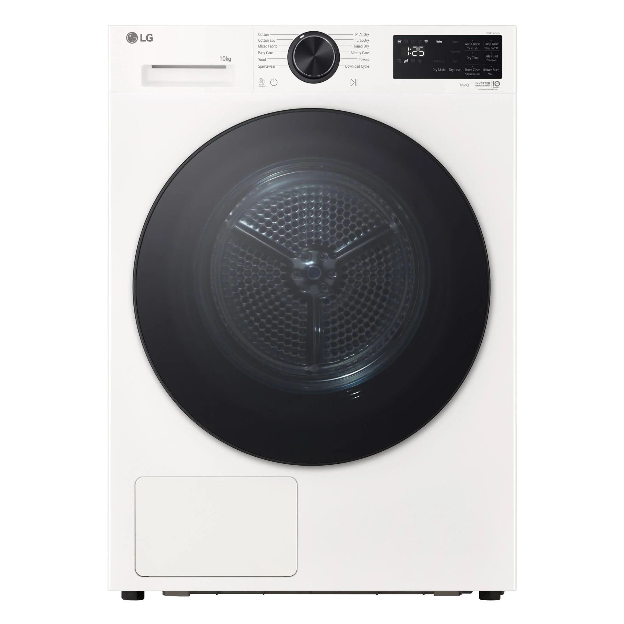 LG DXH3-10W Series 3 10kg AI Heat Pump Dryer