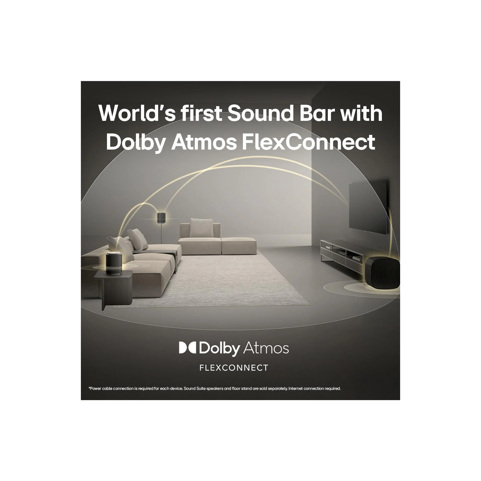 LG Sound Suite H7 Soundbar with 9.1.6ch Spatial Sound & Dolby Atmos FlexConnect - Image 8