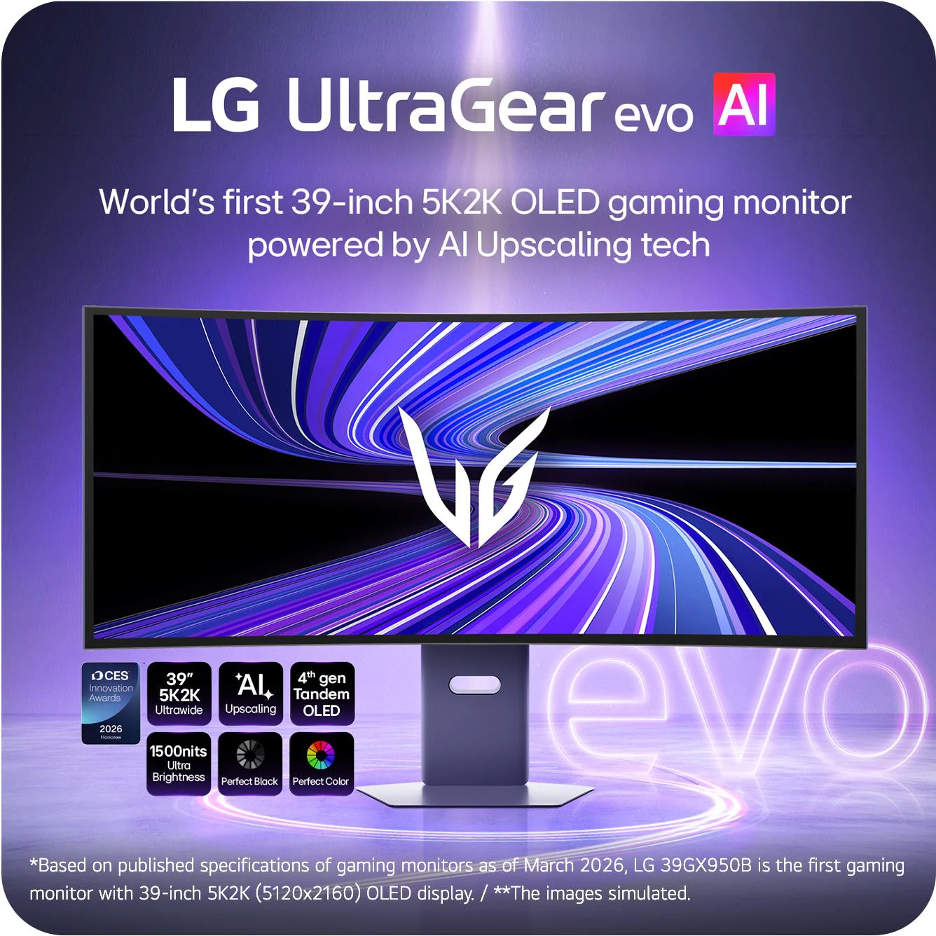 LG UltraGear 39” 5K/2K Dual Mode 165Hz/330Hz OLED Gaming Monitor - Image 2