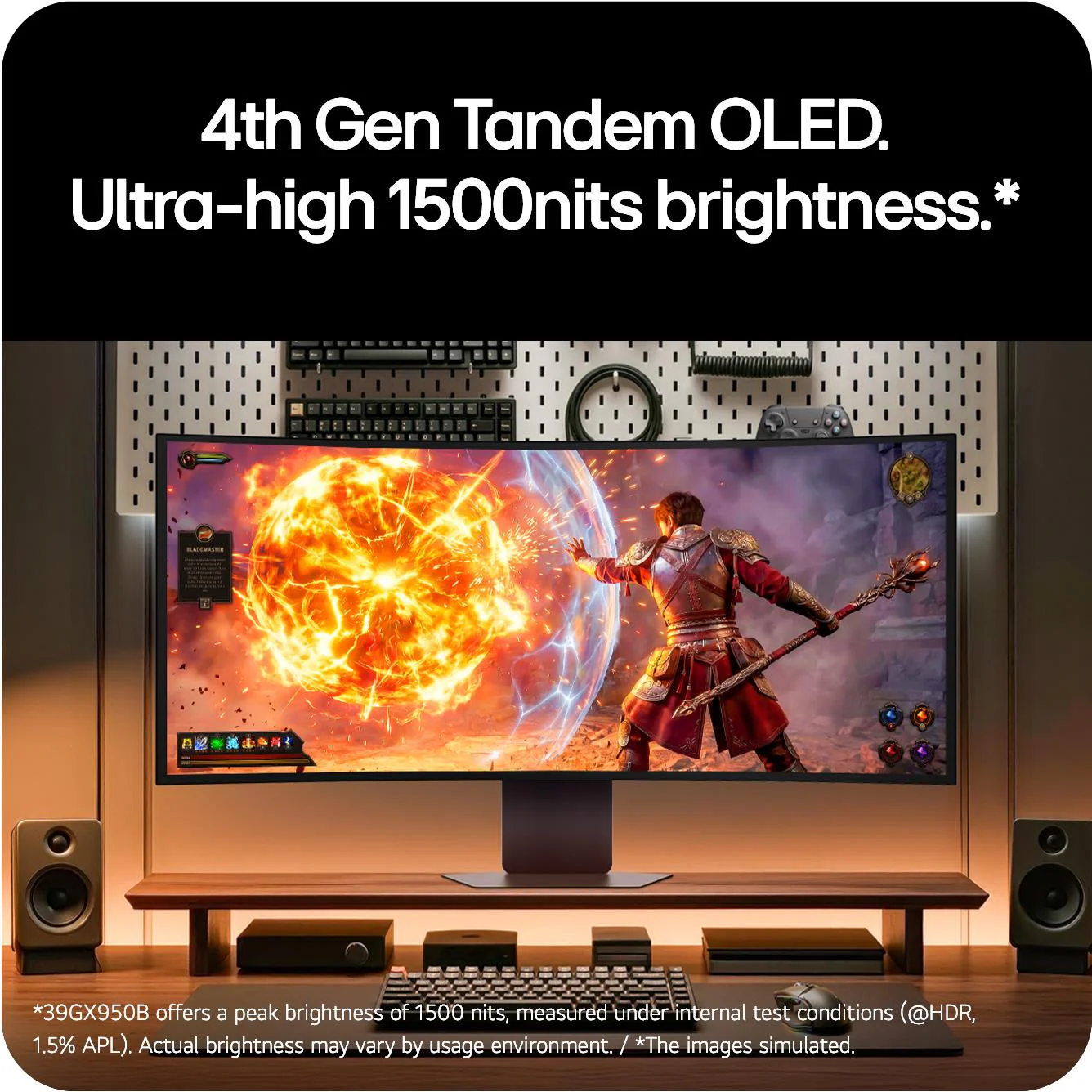 LG UltraGear 39” 5K/2K Dual Mode 165Hz/330Hz OLED Gaming Monitor - Image 5