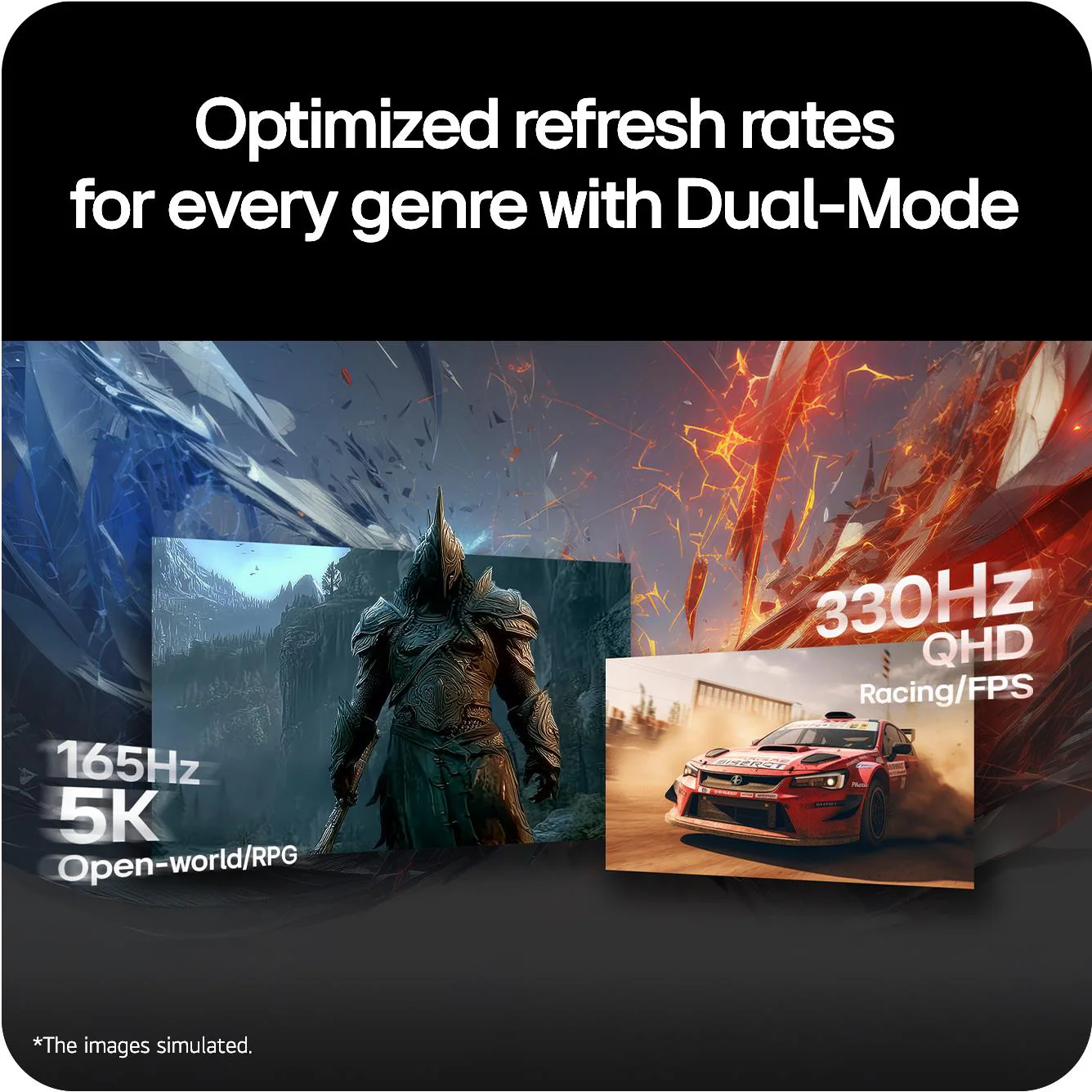 LG UltraGear Evo AI 27" Dual Mode 5K 165Hz/QHD 330Hz Mini LED Gaming Monitor - Image 9
