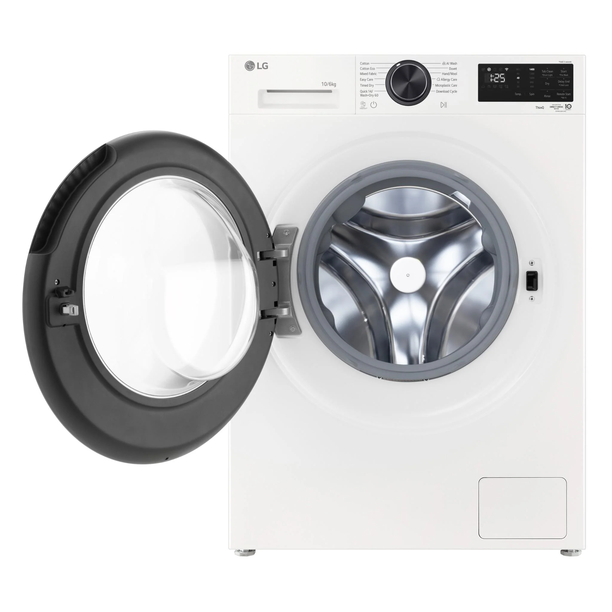 LG WXC3-1410W Series 3 10kg/6kg Front Load Washer Dryer Combo - Image 2