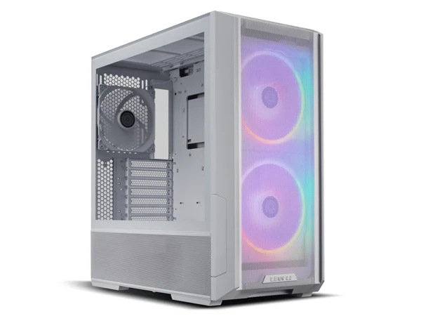 Lian Li LANCOOL 216 RGB Mid-Tower E-ATX Case with ARGB Fans - White