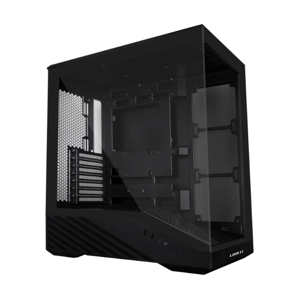 Lian Li V100 ATX Mid-Tower PC Case Tempered Glass ARGB GPU Support Black 360mm - Image 2