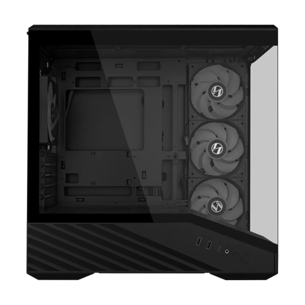 Lian Li Vector Mini V100 PC Case Tempered Glass ARGB Strip High Airflow Black - Image 6