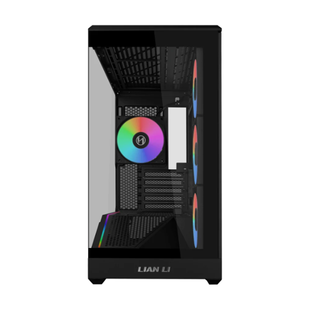 Lian Li Vector Mini V100 PC Case Tempered Glass ARGB Strip High Airflow Black - Image 7