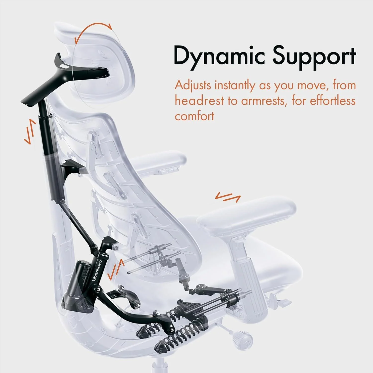 LiberNovo Omni Smart Dynamic Ergonomic Chair (Space Grey) - Image 3