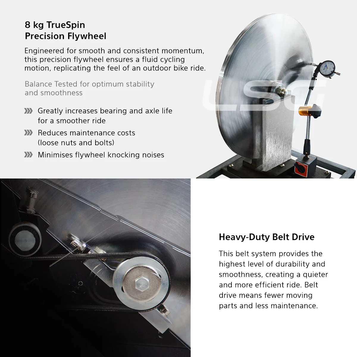 LSG SPG-230 Magnetic Spin Bike - Image 5
