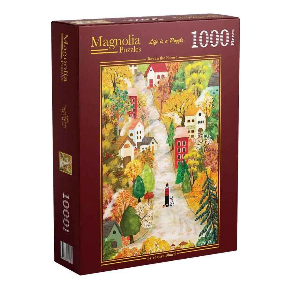 Magnolia 1000-Pieces Boy In The Forest Shanya Bharti Puzzle
