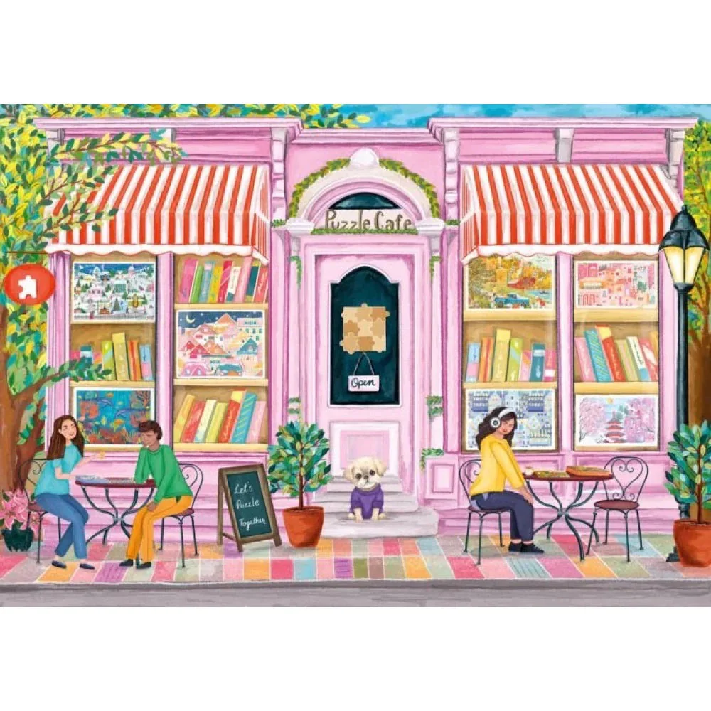 Magnolia 1000-Pieces Cafe Shanya Bharti Puzzle - Image 2