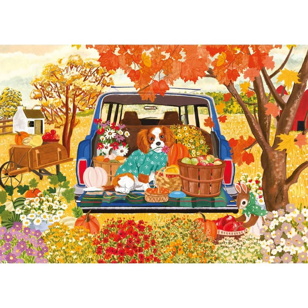 Magnolia 1000-Pieces Dog In The Car Shanya Bharti Puzzle - Image 2