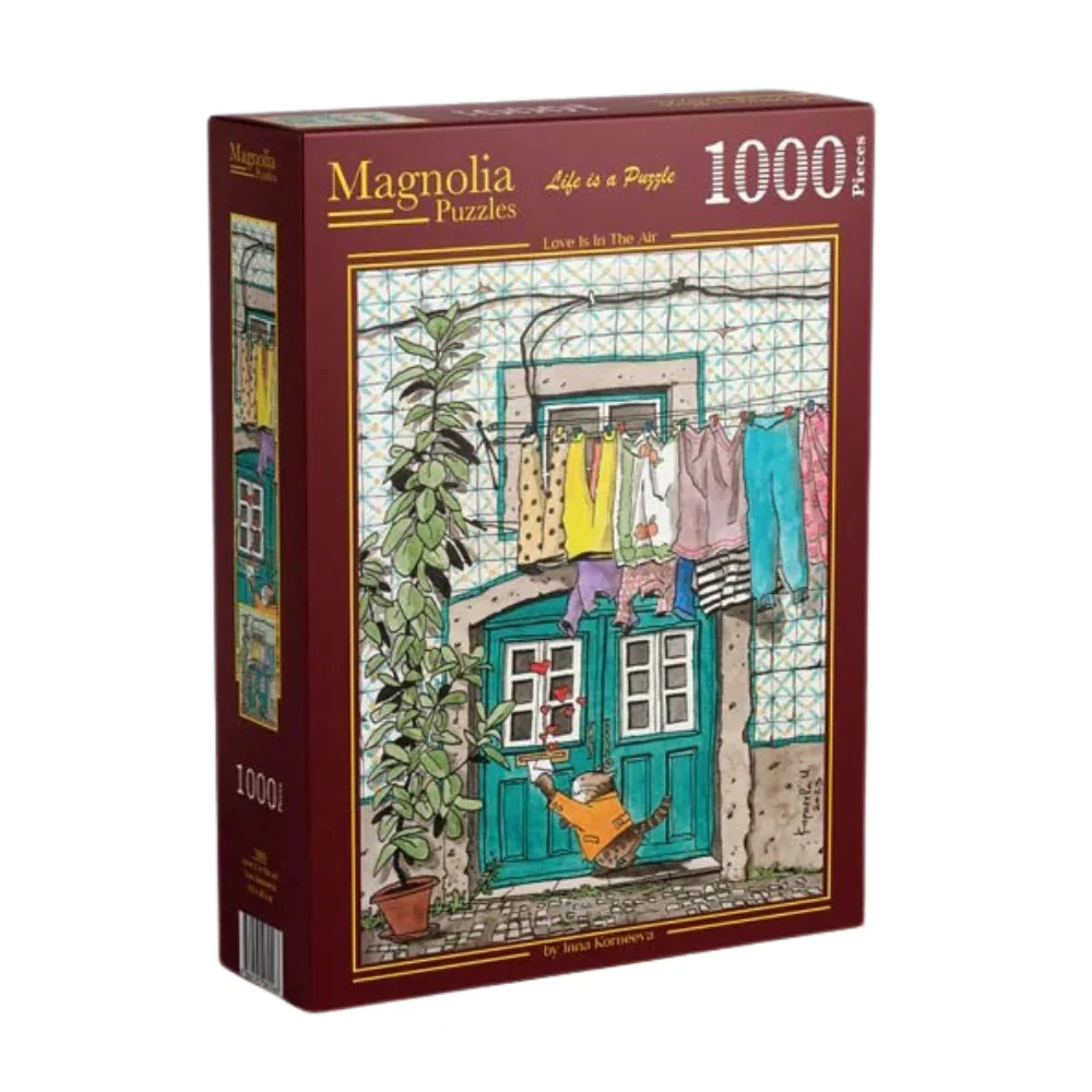Magnolia 1000-Pieces Love is in the air Inna Korneeva Puzzle