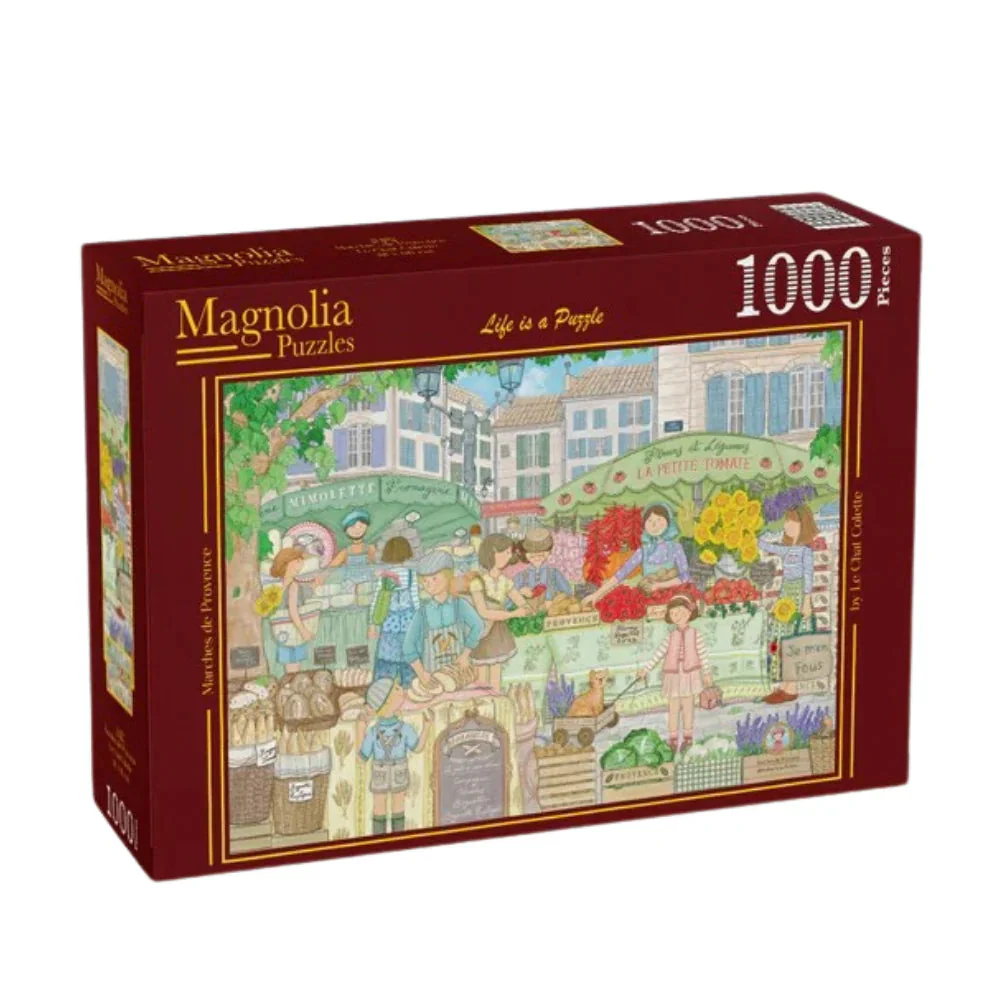 Magnolia 1000-Pieces Marches de Provence The Cat Colette Puzzle