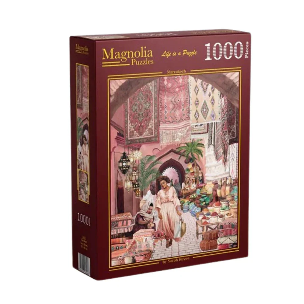 Magnolia 1000-Pieces Marrakech Sarah Reyes Puzzle