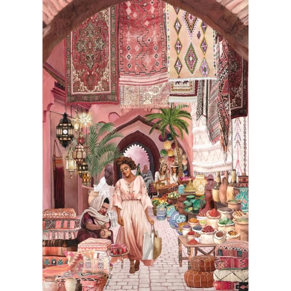 Magnolia 1000-Pieces Marrakech Sarah Reyes Puzzle - Image 2
