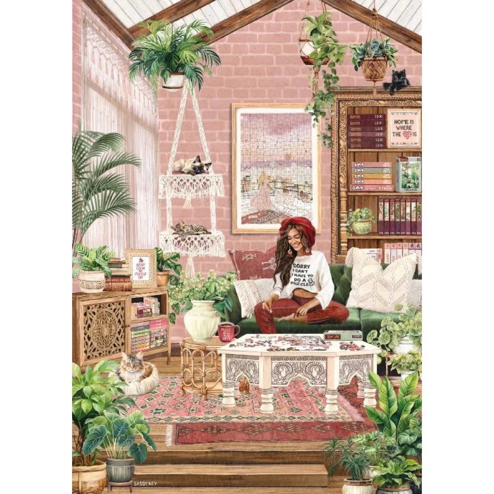 Magnolia 1000-Pieces My Puzzle Room Sarah Reyes Puzzle - Image 2
