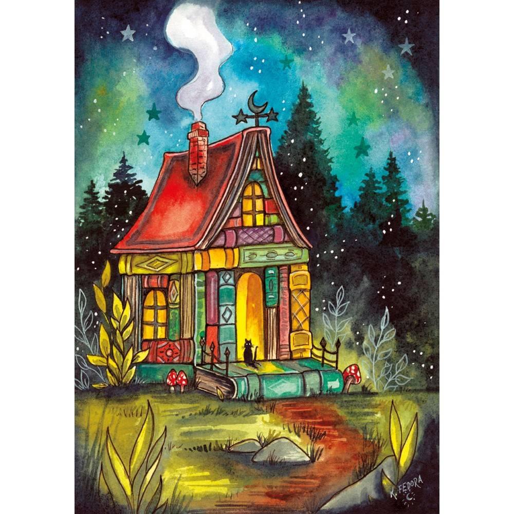 Magnolia 1000-Pieces Welcome Home Kat Fedora Puzzle - Image 2