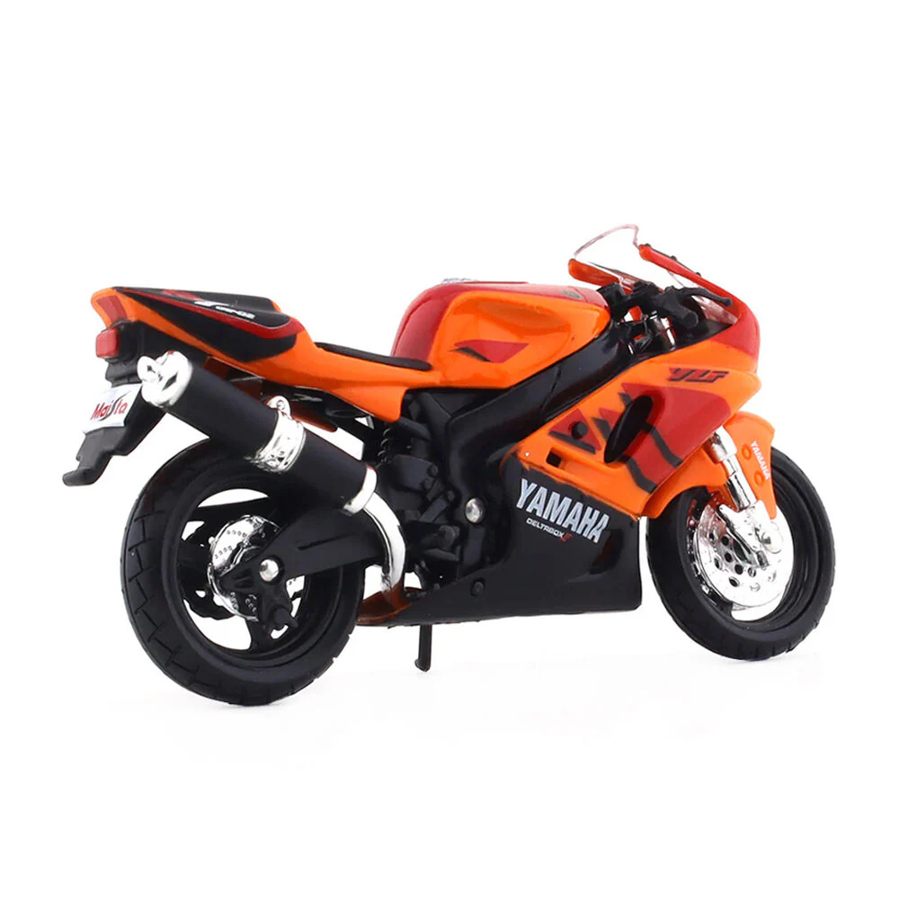 Maisto 1:18 Scale Yamaha YZF R7 OW02 Orange Black Diecast Motorcycle Model - Image 4