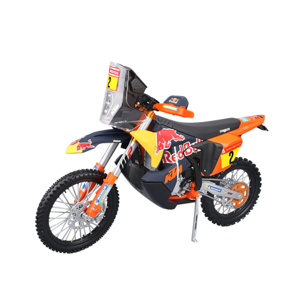 Maisto 1:6 Red Bull KTM 450 Rally Dakar 2024 Toby Price #2 Diecast Motorcycle