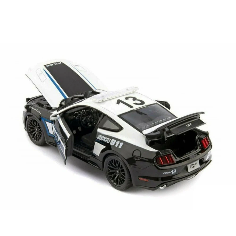 Maisto Licensed 1:18 Scale Special Edition Ford Mustang GT Police 2015 Diecast Model Car - Image 2