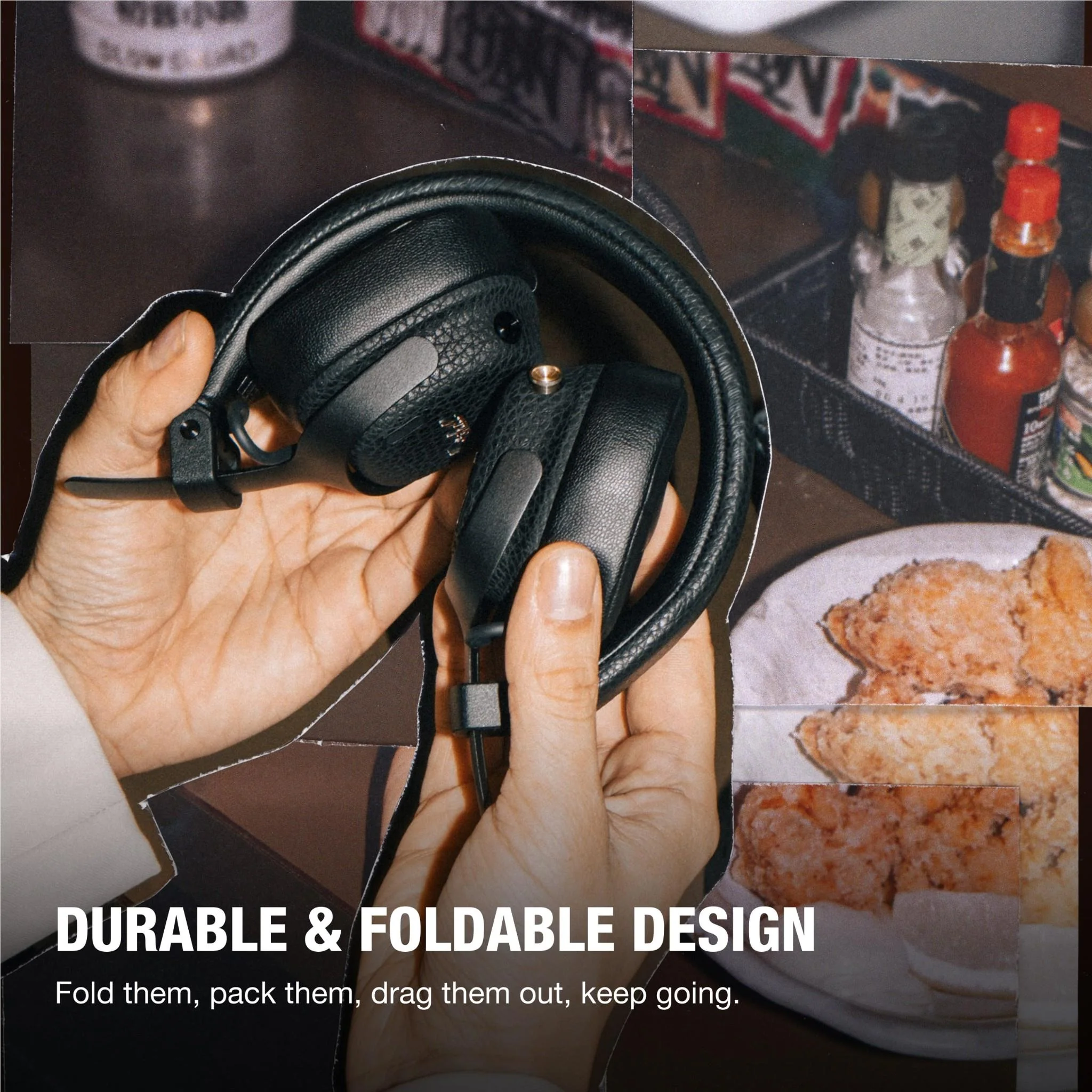 Marshall Milton A.N.C On-Ear Wireless Headphones (Black) - Image 11