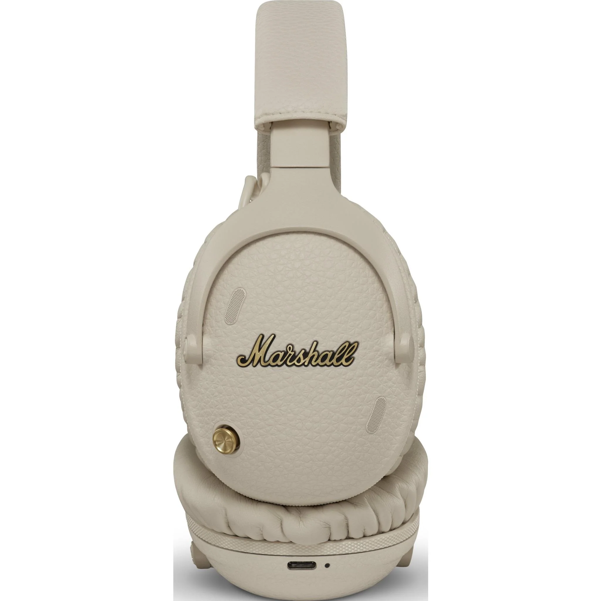Marshall Monitor III A.N.C. Wireless Over-Ear Headphones (Cream) - Image 3