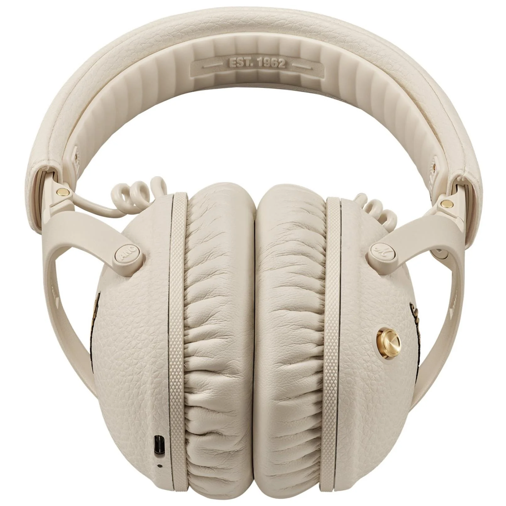 Marshall Monitor III A.N.C. Wireless Over-Ear Headphones (Cream) - Image 4