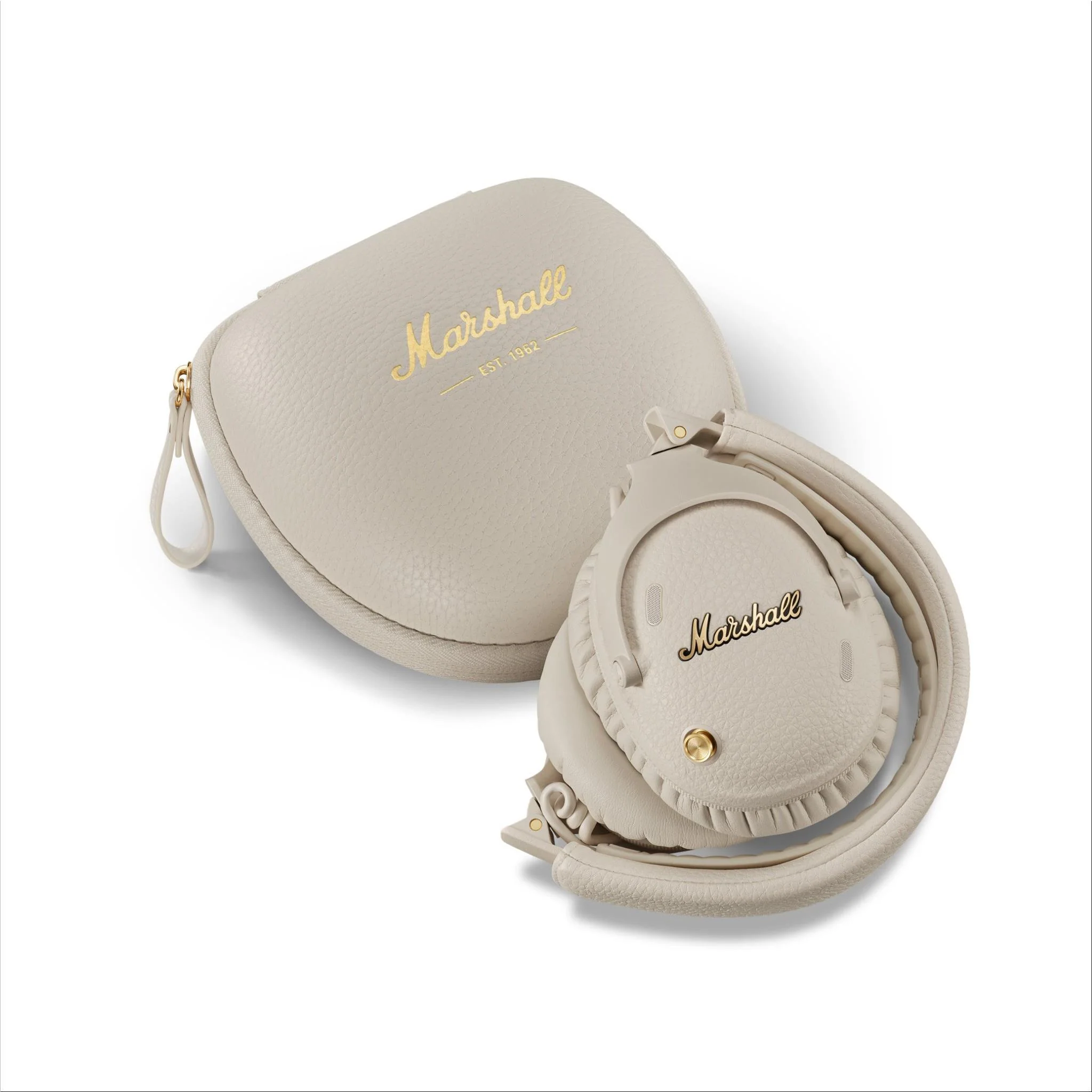 Marshall Monitor III A.N.C. Wireless Over-Ear Headphones (Cream) - Image 5