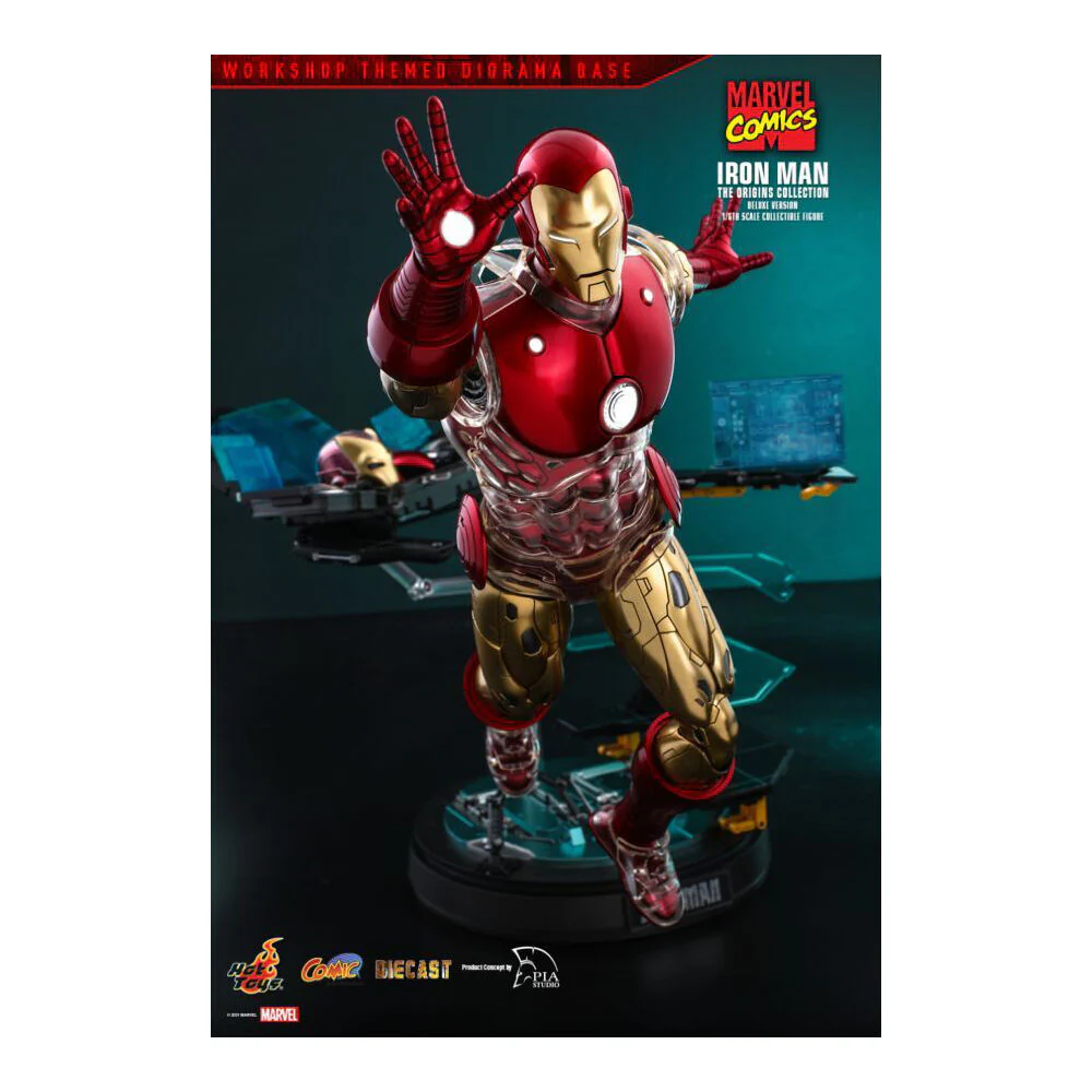 Marvel Comics Iron Man Origins 30cm Deluxe 1:6 Scale Statue Toy - Image 3