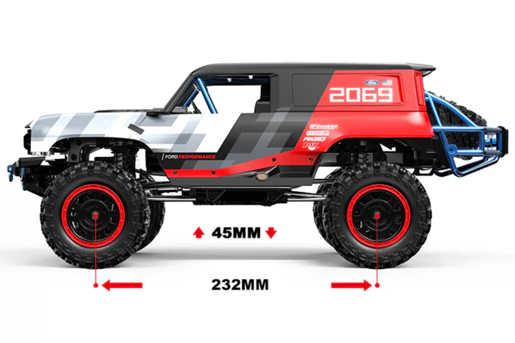 MJX Hyper Go H12P 1/12 Brushless Ford Bronco R RC Crawler RTR - Image 2