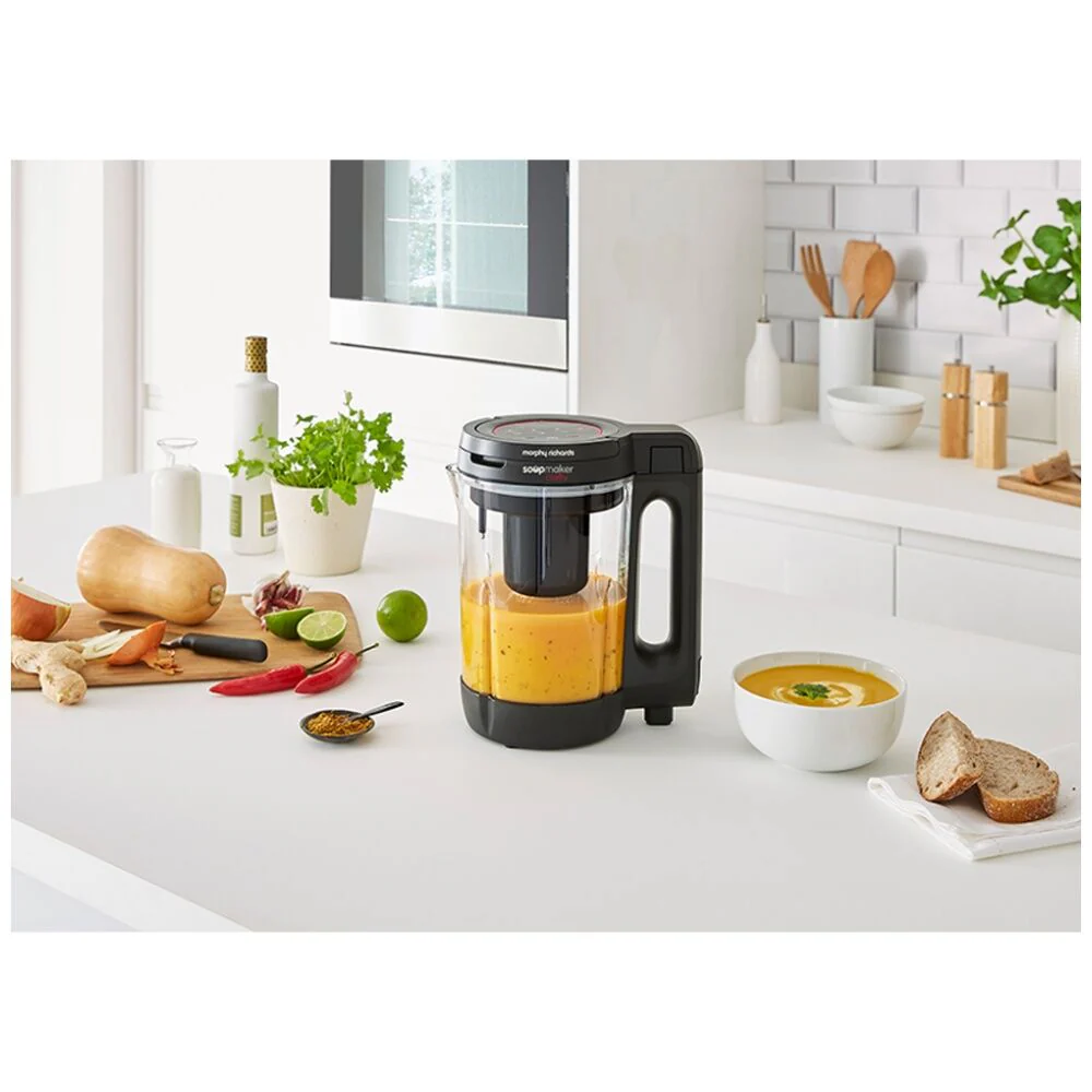 Morphy Richards Clarity Soup Maker 1000W 1.6 L with Interlocking Lid (Clear) - Image 6