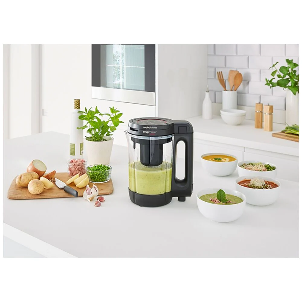 Morphy Richards Clarity Soup Maker 1000W 1.6 L with Interlocking Lid (Clear) - Image 8