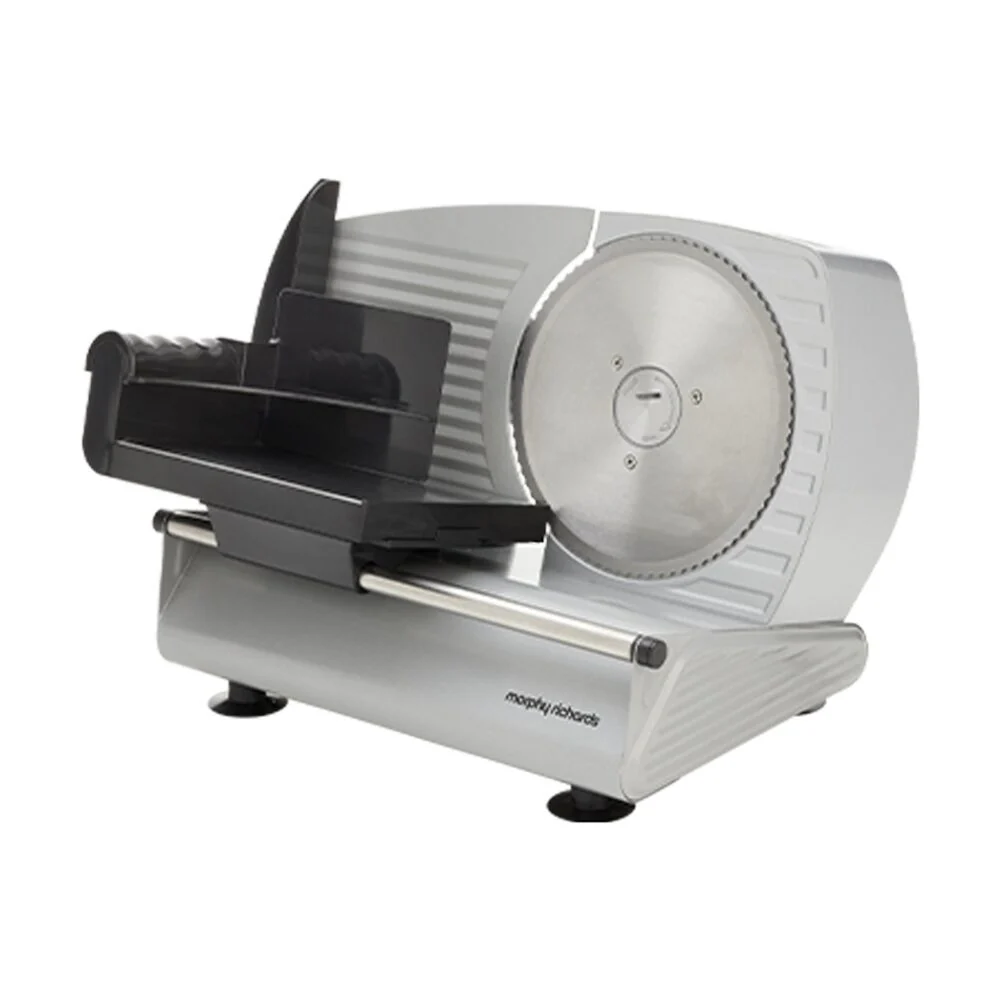 Morphy Richards Electric Food Slicer 200W DC Motor Stainless Steel (Silver) - Image 2