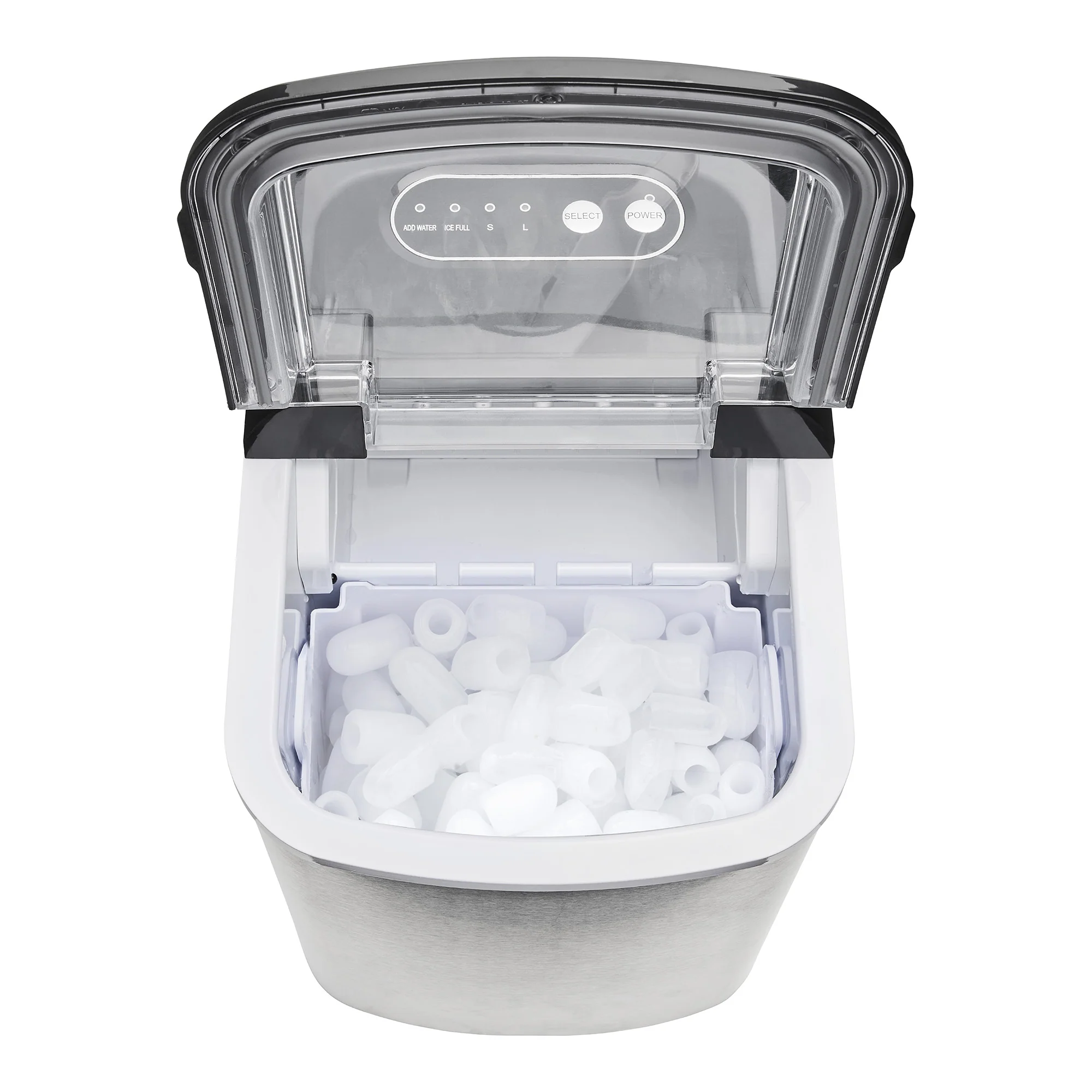 Morphy Richards Ice Maker Stainless Steel 15kg Small Large And Cube 2.1L Tank - Image 5