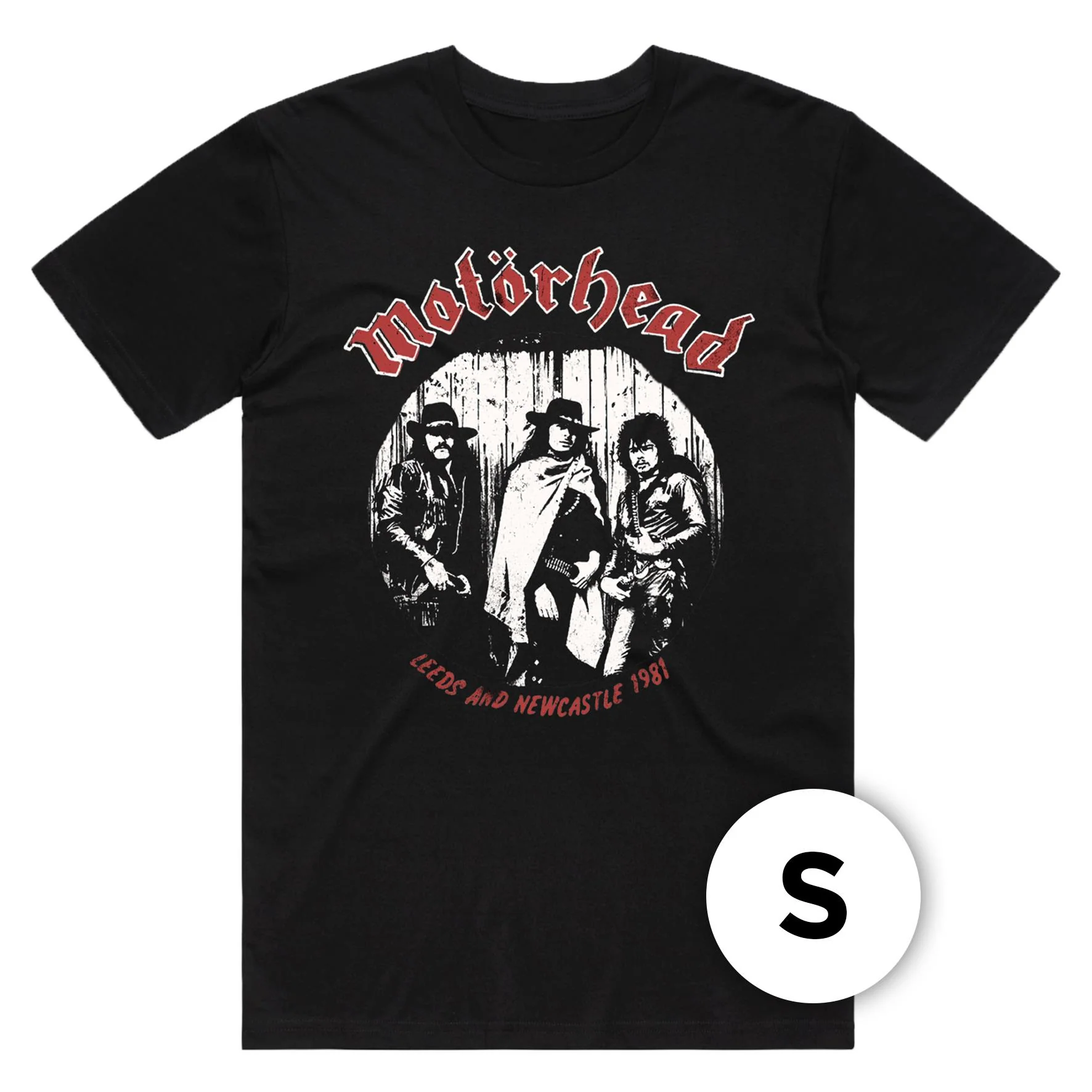Motorhead - Leeds & Newcastle 81' T-Shirt (Small)
