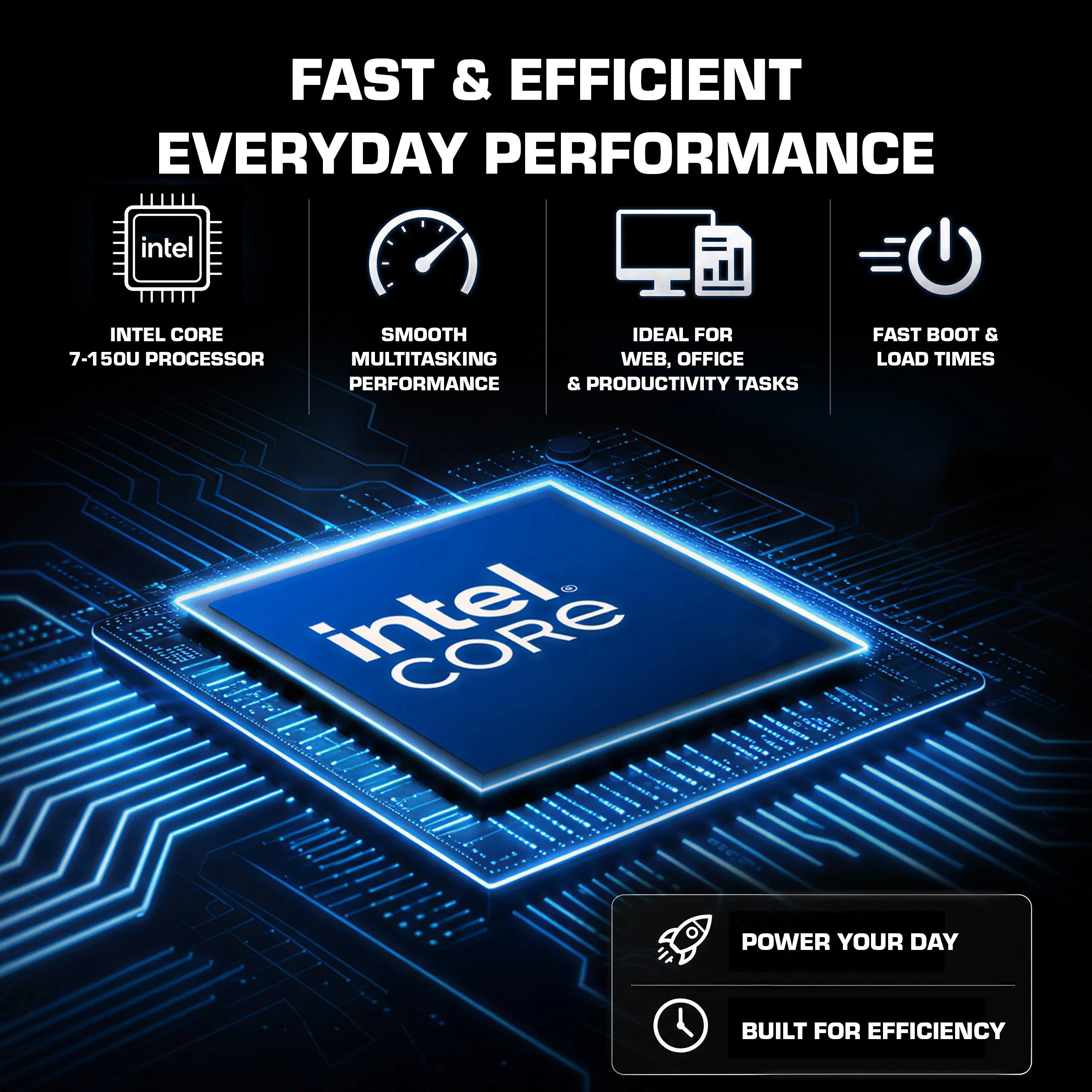 MSI CUBI NUC 1M, Intel Core 7-150U, 16GB RAM, 1TB SSD, Windows 11 Professional, Mini Desktop Computer - Image 3
