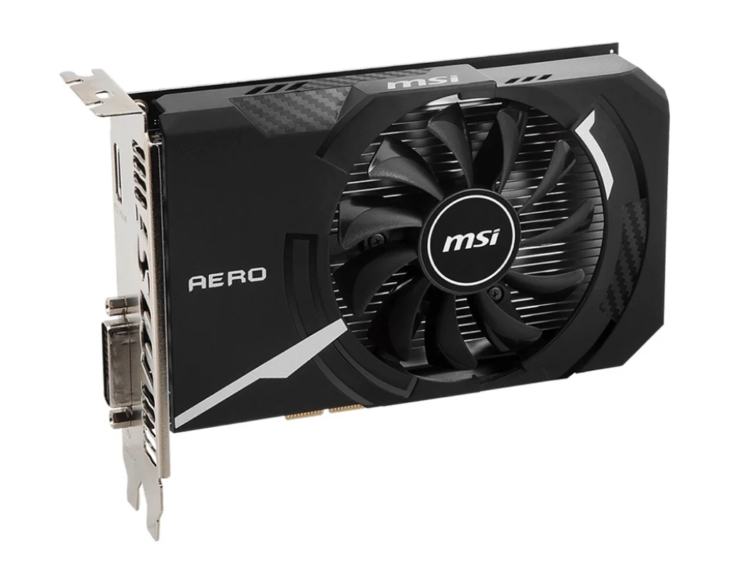MSI nVidia GeForce GT 1030 AERO ITX 4GD4 OC Video Card, PCI-e 3.0, 1430 MHz Boos - PCI-E nVidia Chipset - Image 4